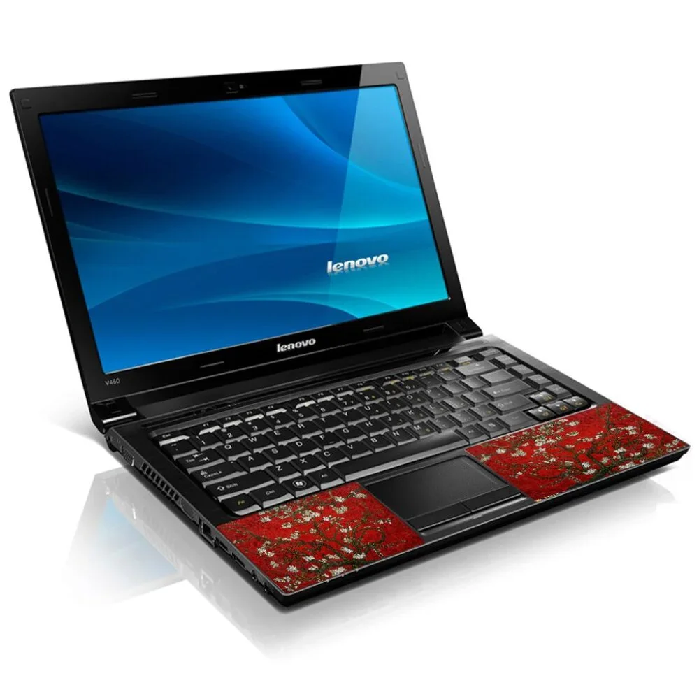 LSS 15.6 & 17.3 Inches Laptop Notebook Skin Sticker Decal - Red Almond Trees